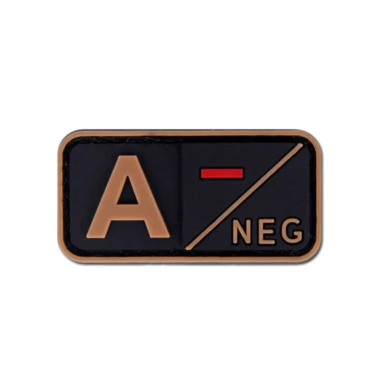 Blood Type - Velcro Tac Patch