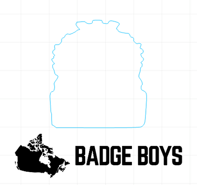 The Original Badge Wallet - Fits the Saint Jerome Police