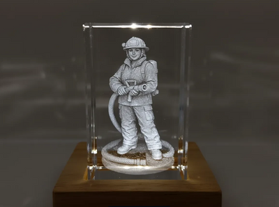 The Legacy Crystal — 3D Laser Engraved