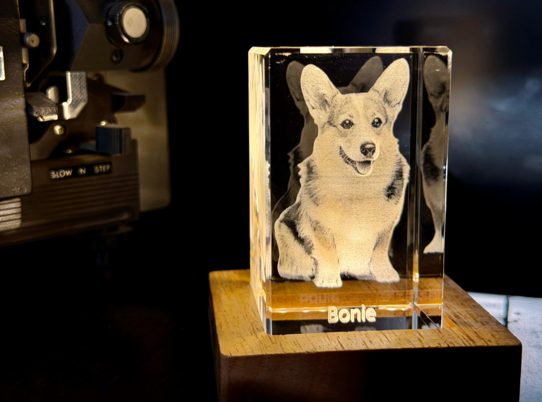 The Legacy Crystal — 3D Laser Engraved