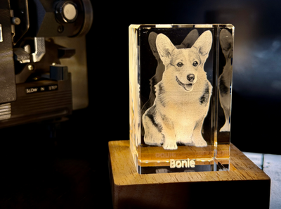 The Legacy Crystal — 3D Laser Engraved