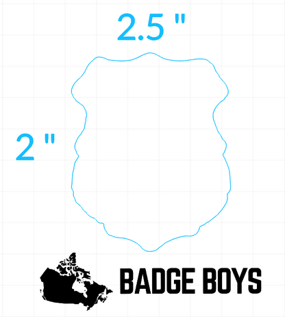 The Original Badge Wallet - Fits the Brockville Police Badge