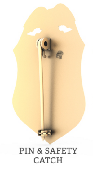 Pin and Clasp Badge Back