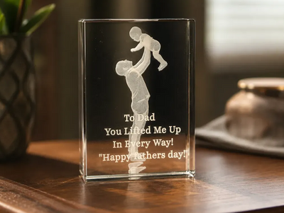 The Legacy Crystal — 3D Laser Engraved