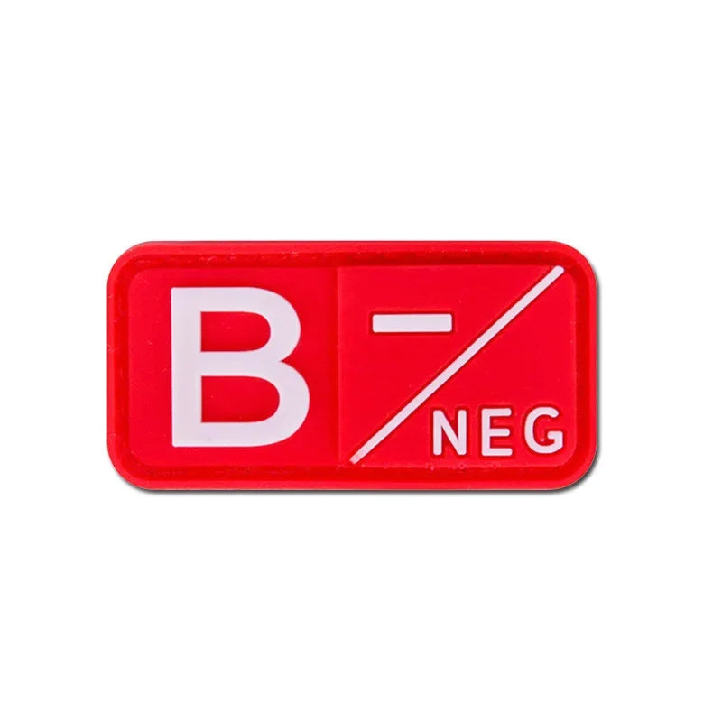 Blood Type - Velcro Tac Patch