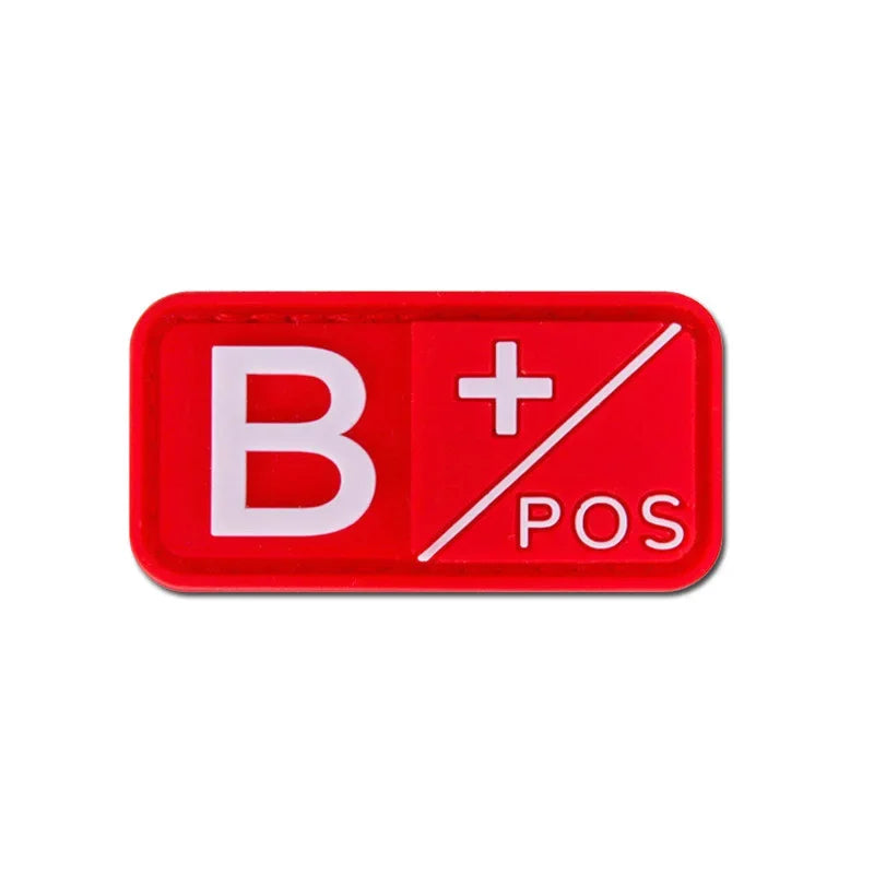 Blood Type - Velcro Tac Patch