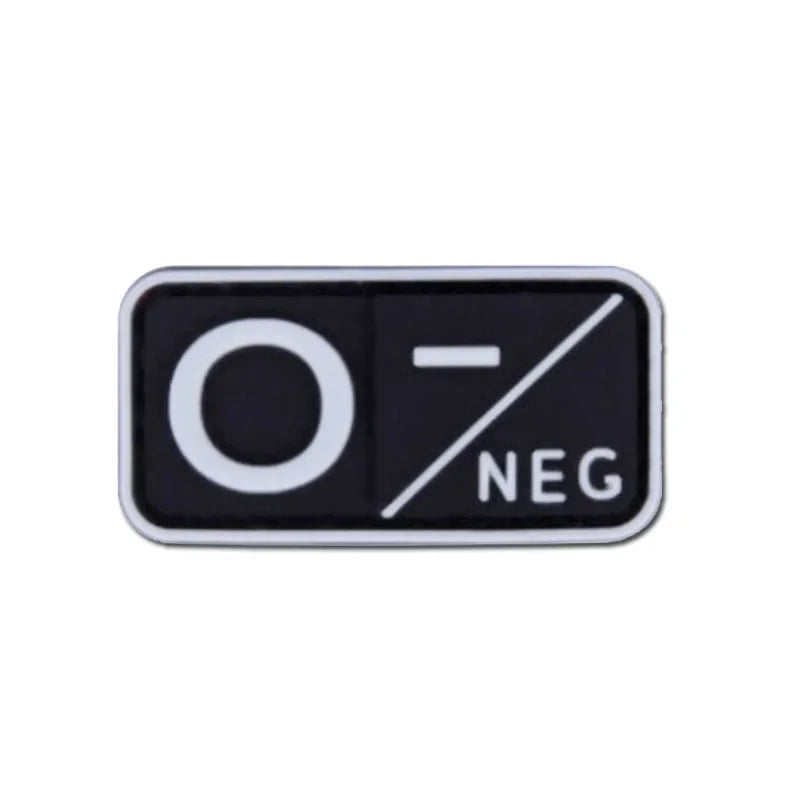 Blood Type - Velcro Tac Patch