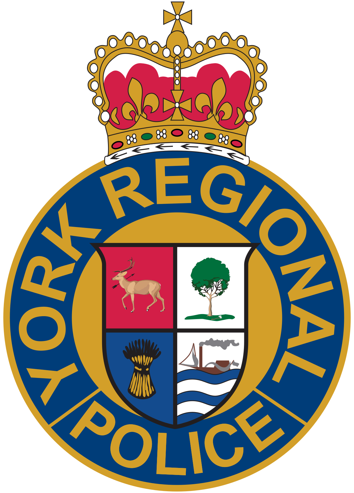 The Original Badge Wallet - Fits the York Regional Police Badge w/ Banner