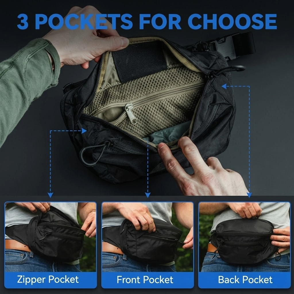 Conceal Cross Body Bag – No Logos