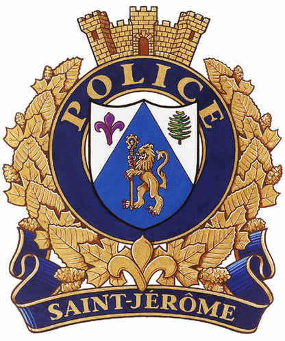 The Original Badge Wallet - Fits the Saint Jerome Police