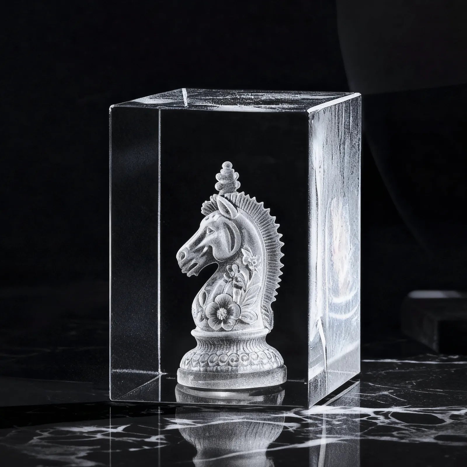 The Legacy Crystal — 3D Laser Engraved