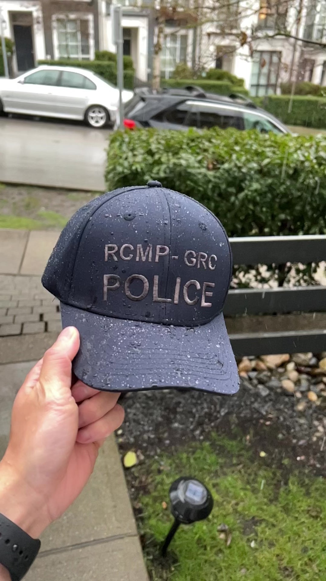 Load video: Water Resistant RCMP Ball Cap